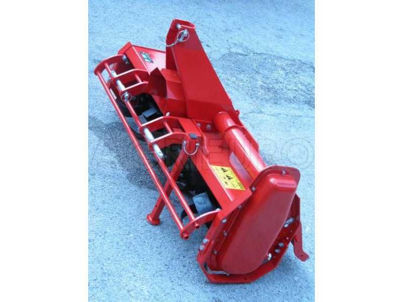 AgriEuro Premium Line TH 145 Reversa - Bodenfr&auml;se f&uuml;r Kleintraktor - mit fester Dreipunktaufnahme -  f&uuml;r linksdrehende Zapfwelle (gegen Uhrzeigersinn)