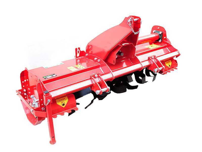 AgriEuro Premium Line EA 145 - Mittelleichte Ackerfr&auml;se f&uuml;r Traktor - mit festem Ansatz - f&uuml;r linksdrehende Zapfwelle (gegen Uhrzeigersinn)