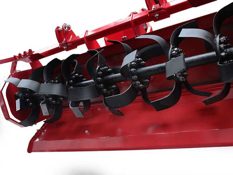 AgriEuro Premium Line EA 145 - Mittelleichte Ackerfr&auml;se f&uuml;r Traktor - mit festem Ansatz - f&uuml;r linksdrehende Zapfwelle (gegen Uhrzeigersinn)