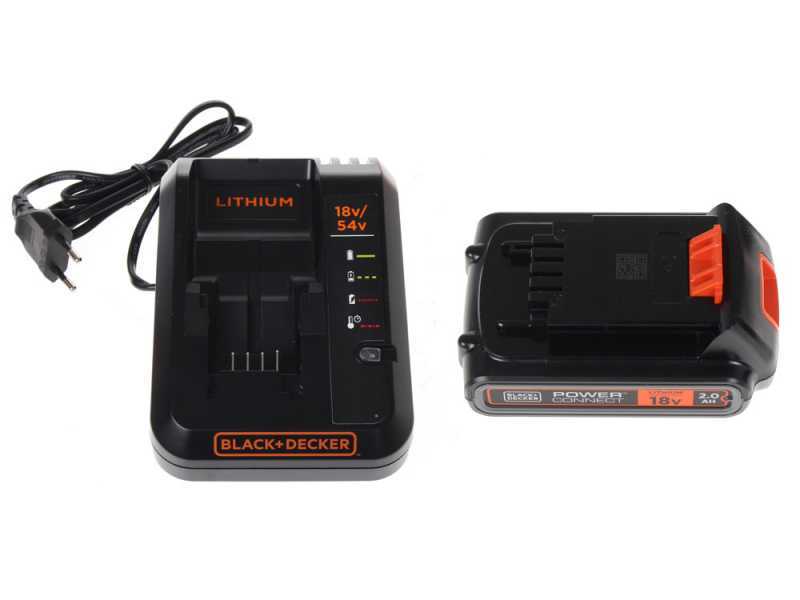 Starter Kit - Schnellladeger&auml;t 2 Ah 18/54V + Akku 18V 2Ah BDC2A20-QW - Black &amp; Decker