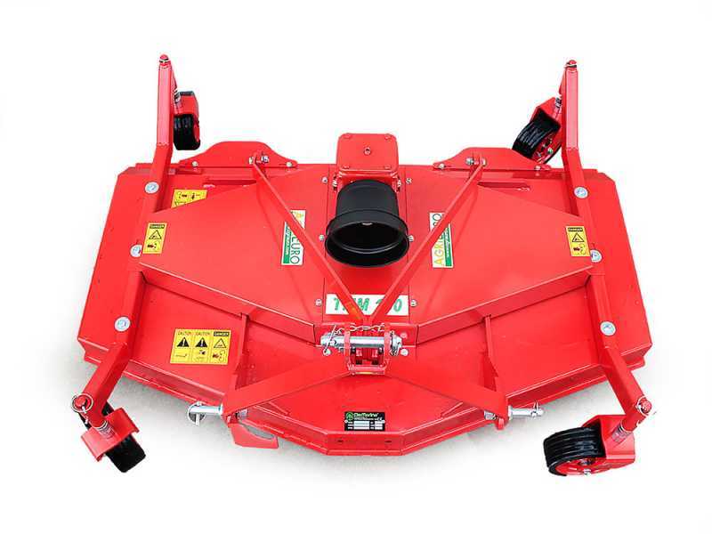 AgriEuro Modell TMM 120 - Sichelm&auml;hwerk f&uuml;r Traktor - 3 Rotoren, 1 Messer - f&uuml;r linksdrehende Zapfwelle (gegen Uhrzeigersinn)