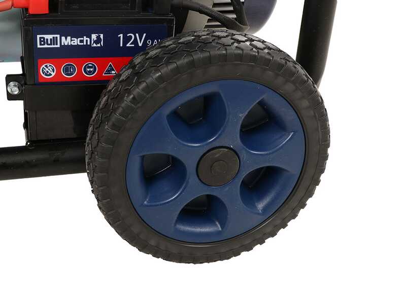 BullMach AMBRA 13800 E - Benzin-Stromerzeuger auf R&auml;dern 10-kW-AVR - mit ATS-Schalttafel - 230V