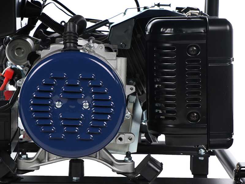 BullMach AMBRA 13800 E-3 - Benzin-Stromerzeuger auf R&auml;dern mit AVR Max. Leistung 10 kW - 9 kW bei PRP 400V
