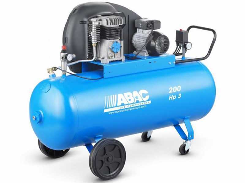 ABAC Mod. A29B 200 CT3 - Kompressor 400 V Riemenantrieb - 200 L