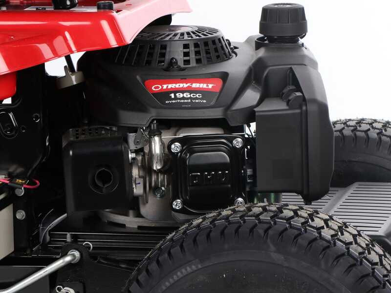 Troy-Bilt TB 60T-S SELECT - Aufsitzrasenm&auml;her - mit Seitenauswurf - 196 ccm Motor - Elektrostarter
