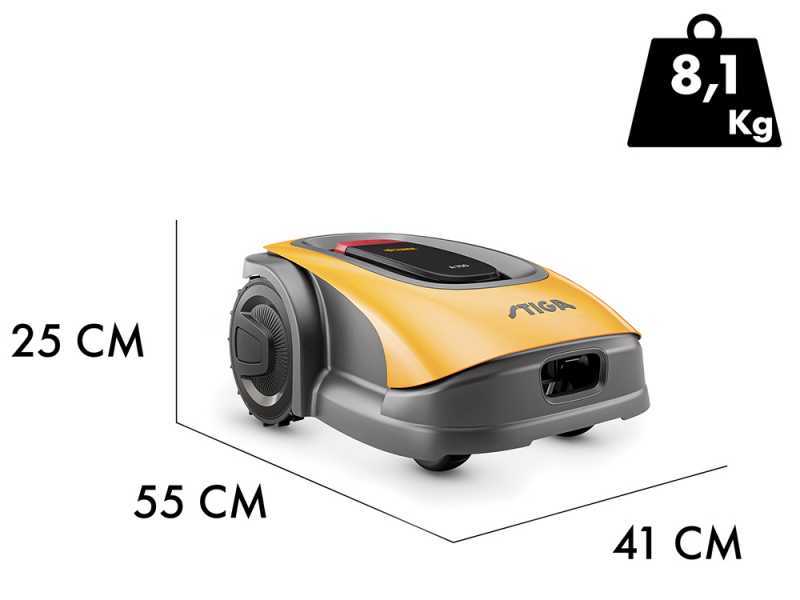 Stiga A 750 - M&auml;hroboter - mit 2,5 Ah E-Power Akku