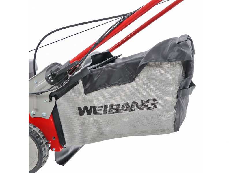 Weibang WBMWB537SC - Selbstfahrender Benzin-Rasenm&auml;her - 2in1 - Motor 196 cm&sup3;