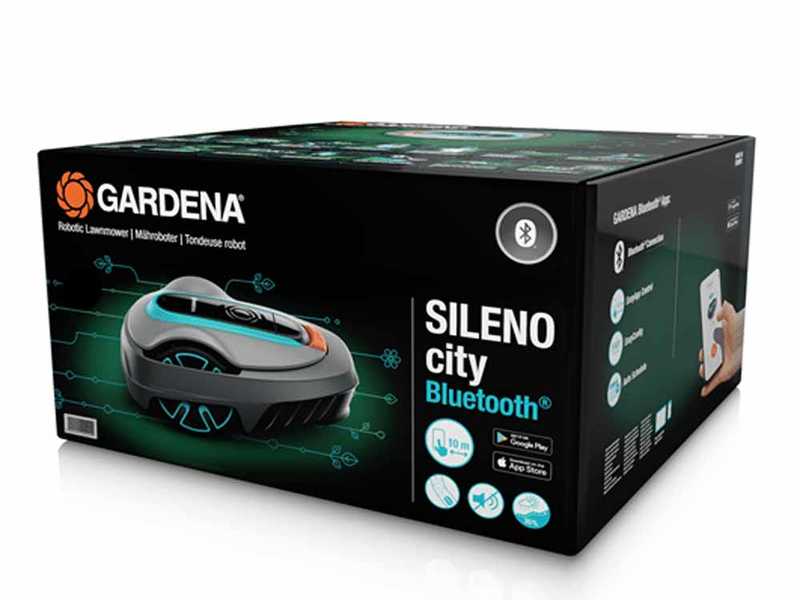 Gardena Smart SILENO City 250 - M&auml;hroboter- Bedienung &uuml;ber Gardena Smart App - Schnittbreite 16 cm