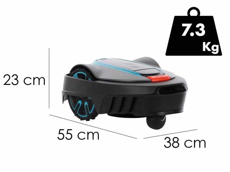 Gardena Smart SILENO City 250 - M&auml;hroboter- Bedienung &uuml;ber Gardena Smart App - Schnittbreite 16 cm