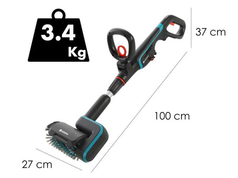 Gardena AquaBrush Patio 03/18V P4A Solo -Akku-Multi-Reiniger- SOLO - ohne Akku und Ladeger&auml;t