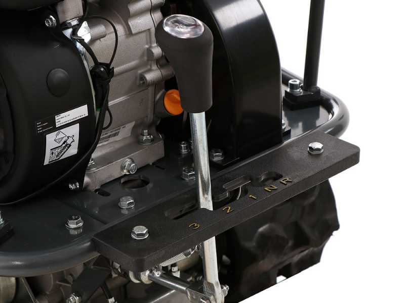 GTM GTS 1300 RG TRACK - H&auml;cksler mit Raupenantrieb und Motorschubkarre - Loncin G420F Motor