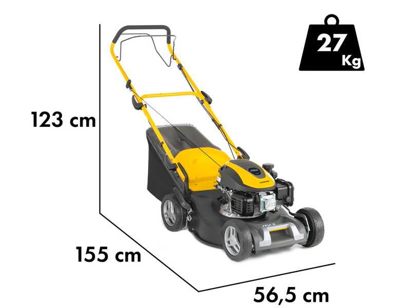 Stiga Combi 48 S - Benzin Rasenm&auml;her mit Radantrieb - 3 in 1 - Motor ST 140