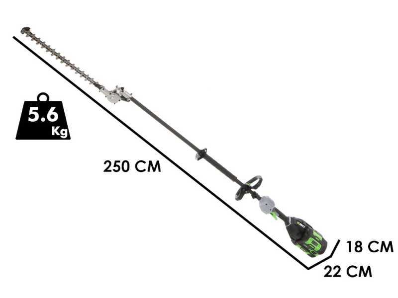 EGO Professional-X HTX 5300 PA - Akku-Heckenschere - b&uuml;rstenloser Motor - 56V - 4 Ah - 53cm