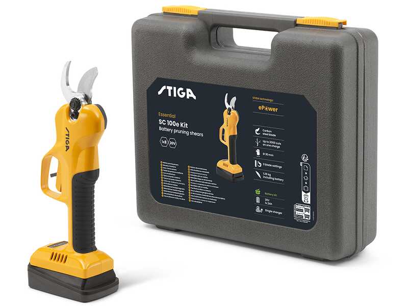 Stiga SC 100e Kit - Akku-Astschere - 20V/2Ah