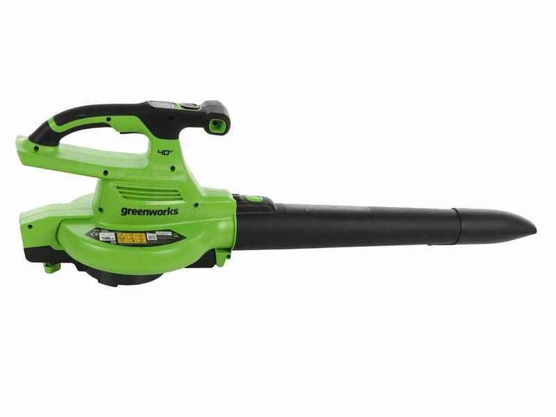 Greenworks GD40BVII - Akku-Laubbl&auml;ser/Laubsauger - SOLO - OHNE AKKU UND LADEGER&Auml;T
