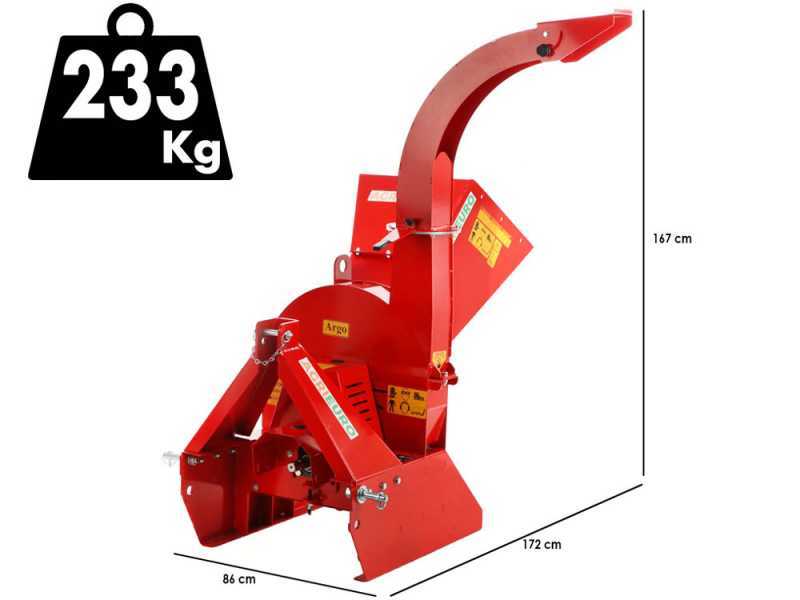 Top Line Argo 3P - H&auml;cksler f&uuml;r Traktoren - Schnittdurchmesser 100 mm