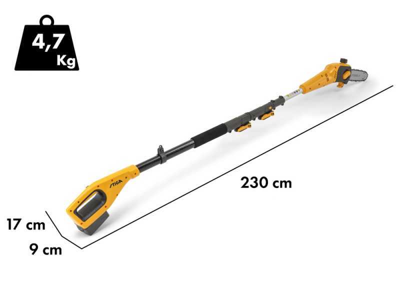 Stiga MT 100e Kit - Akku-Multitool auf Verl&auml;ngerungsschaft - 20V/4Ah