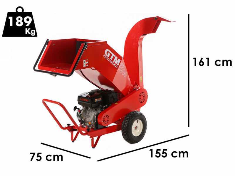 GTM GTS 1300 G - Benzin-H&auml;cksler - Loncin G420F Motor