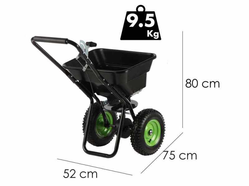 Verdemax SP300 - S&auml;maschine zum Schieben - D&uuml;ngerstreuer