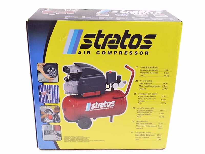 Fiac Stratos 24 - Elektrischer Luftkompressor - Motor 2 HP - 24 lt