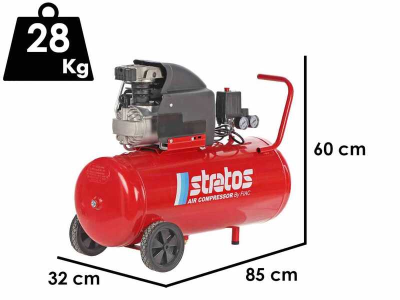 Fiac Stratos 50 - Elektrischer Luftkompressor - Motor 2 HP - 50 lt