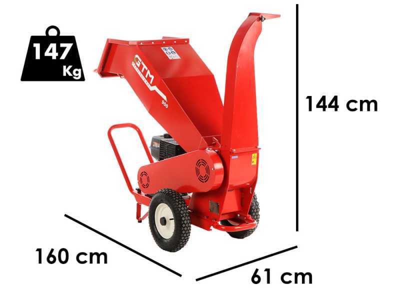 GTM GTS 900 G - Benzin-H&auml;cksler - Loncin G300F Motor