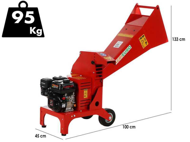 Top Line Mora - Benzin H&auml;cksler - mit Loncin Motor G210