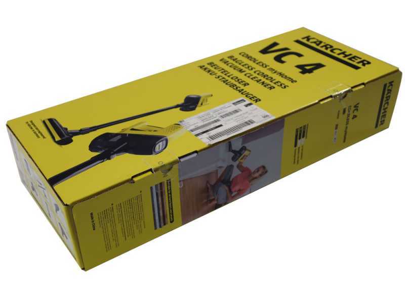 K&auml;rcher VC 4 Cordless - Akku-Stielstaubsauger - 21.6 V - 2.5 Ah