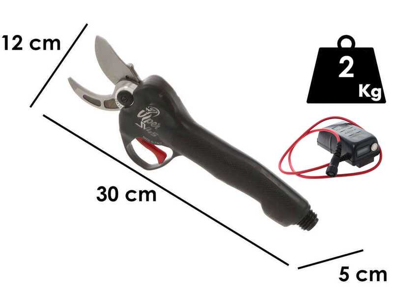 Zanon Viper SV 45 - Elektrische Baumschere auf Teleskopschaft - Akku 3,2 AH 50,4V - 1,75/2,55 m