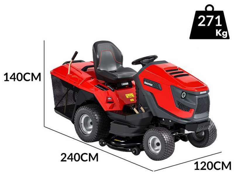 Snapper RTX102 - Rasentraktor - Briggs&amp;Stratton 724cc - Fangkorb - Mulchschnitt