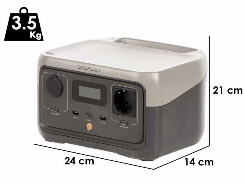 EcoFlow River 2 - Tragbare Power Station - 300W - 256Wh/12.8V