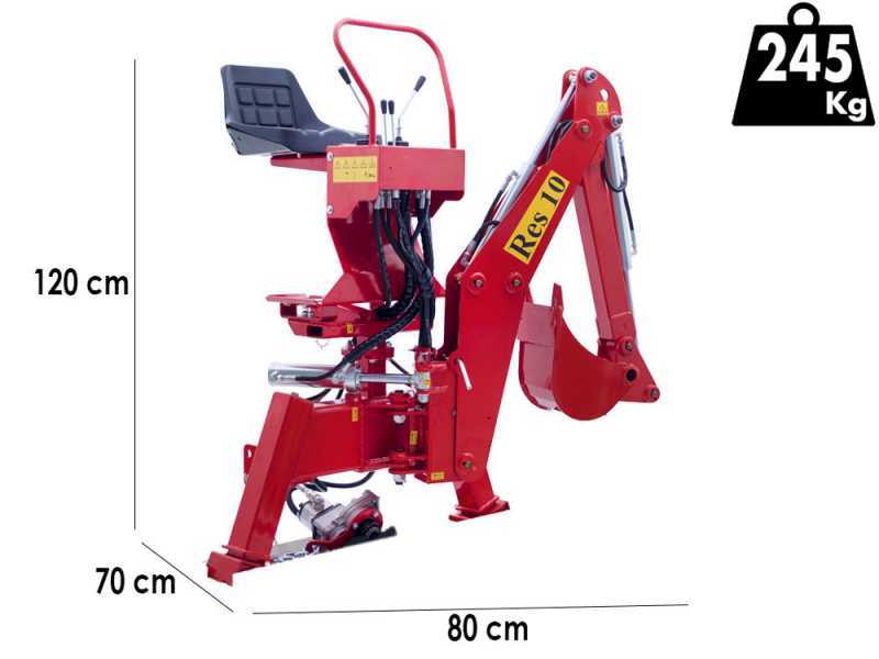 AgriEuro Top Line RES10 - Heckbagger f&uuml;r Traktor