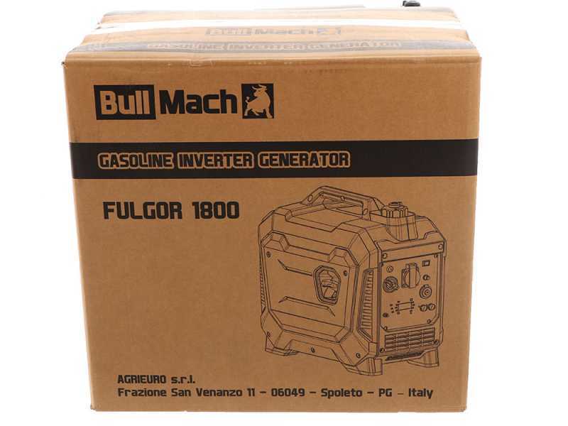 BullMach Fulgor 1800 - Inverter Stromerzeuger 2 kW - Dauerleistung 1,8 kW - 230V