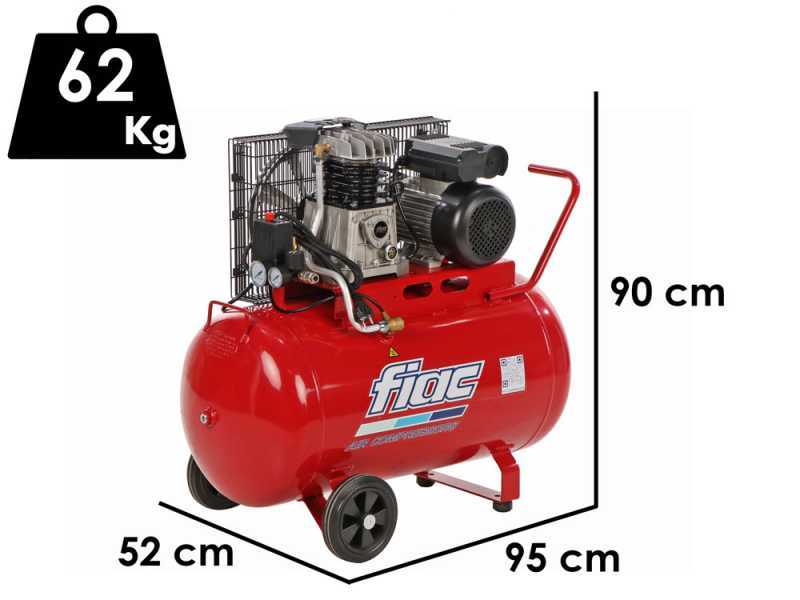 Fiac AB 100/3 MC R3000 FC - Elektrischer Luftkompressor mit Riemenantrieb - Motor 3 HP - 100 lt