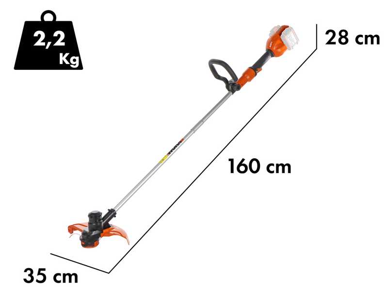Worx WG183E.9 - Akku-Motorsense - 40V - OHNE BATTERIE UND BATTERIE-LADEGER&Auml;T