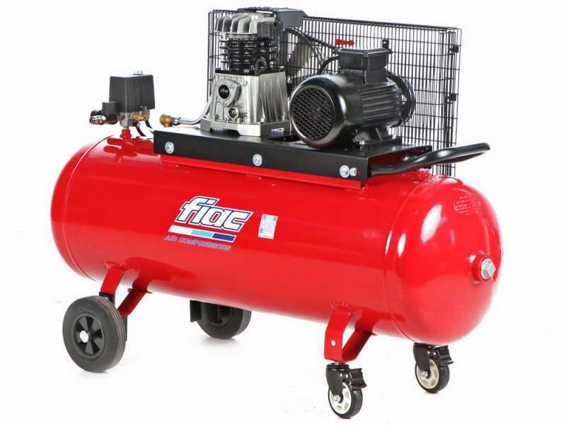 Fiac AB 150/348 - Luftkompressor mit Riemenantrieb 400V-  Motor 3 PS - 150 lt