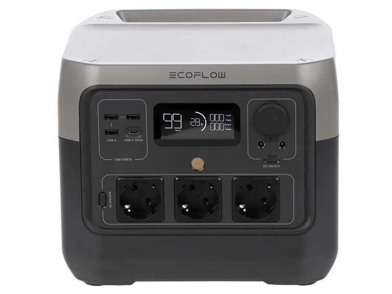 EcoFlow River 2 Pro - Tragbare Powerstation - 800W - 768 Wh/19.2V