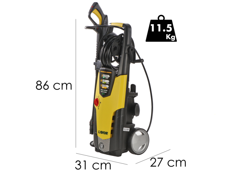 Lavor STM 160 WPS PLUS - Kaltwasser Hochdruckreiniger - 160 bar - 510 l/h