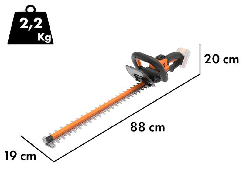 Worx WG264E.9 - Akku-Heckenschere - 20 V - SOLO - OHNE AKKU UND ALDEGER&Auml;T