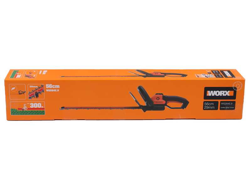 Worx WG264E.9 - Akku-Heckenschere - 20 V - SOLO - OHNE AKKU UND ALDEGER&Auml;T