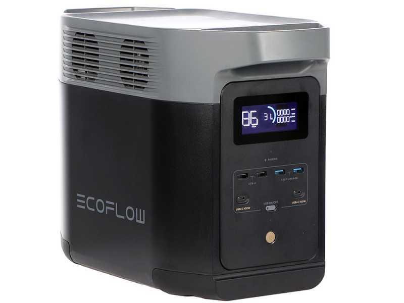 EcoFlow Delta 2 - Tragbare Powerstation - 1800W - 1024 Wh/51.2V