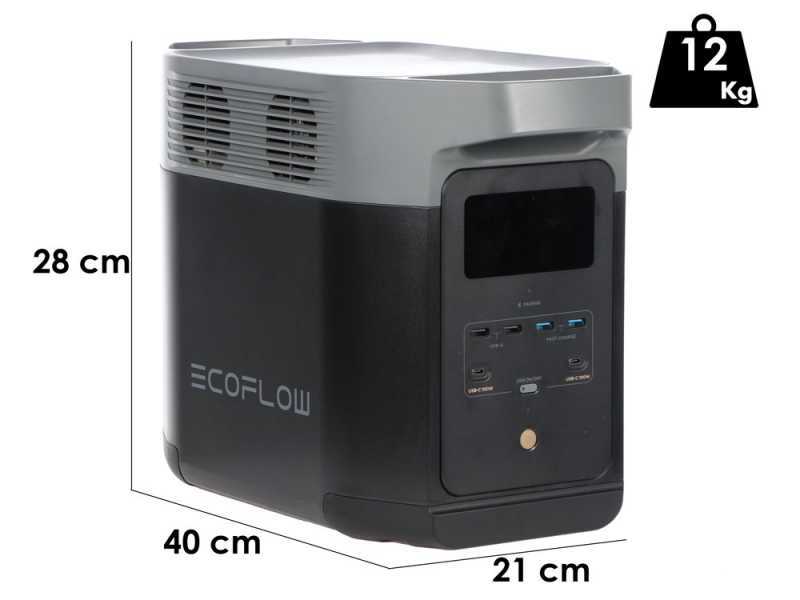 EcoFlow Delta 2 - Tragbare Powerstation - 1800W - 1024 Wh/51.2V