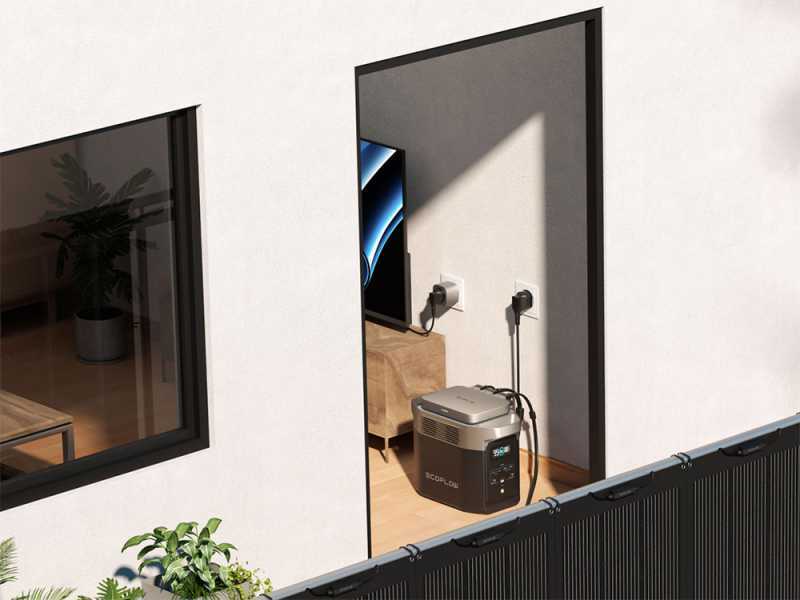 EcoFlow Delta 2 - Tragbare Powerstation - 1800W - 1024 Wh/51.2V