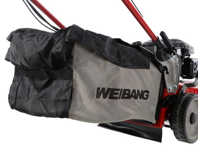 Weibang WB506SC - Selbstfahrender Benzin-Rasenm&auml;her - 2in1 - Motor 166cm&sup3;