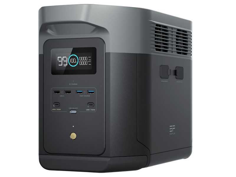 EcoFlow Delta 2 Max - Tragbare Powerstation - 2400W - 2048Wh/51.2V