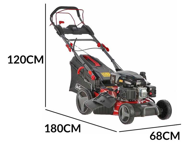 GeoTech PRO S51-200 BMSGW ES - Rasenm&auml;her mit Radantrieb 4 in 1 - Elektrostarter