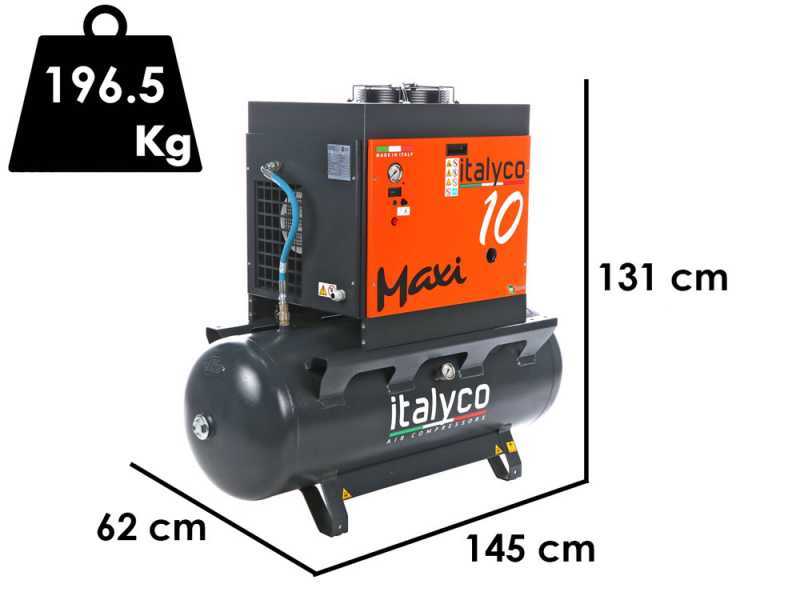 Italyco Maxi 10/270 - Schraubenkompressor - Max Druck 10 bar