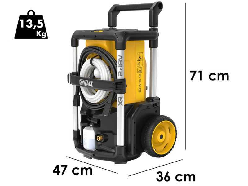 DeWalt DCMPW1600N-XJ - Akku-Hochdruckreiniger - 110 bar - 5.5 l/min - SOLO - OHNE AKKU UND LADEGER&Auml;T
