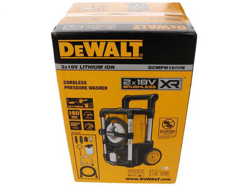DeWalt DCMPW1600N-XJ - Akku-Hochdruckreiniger - 110 bar - 5.5 l/min - SOLO - OHNE AKKU UND LADEGER&Auml;T
