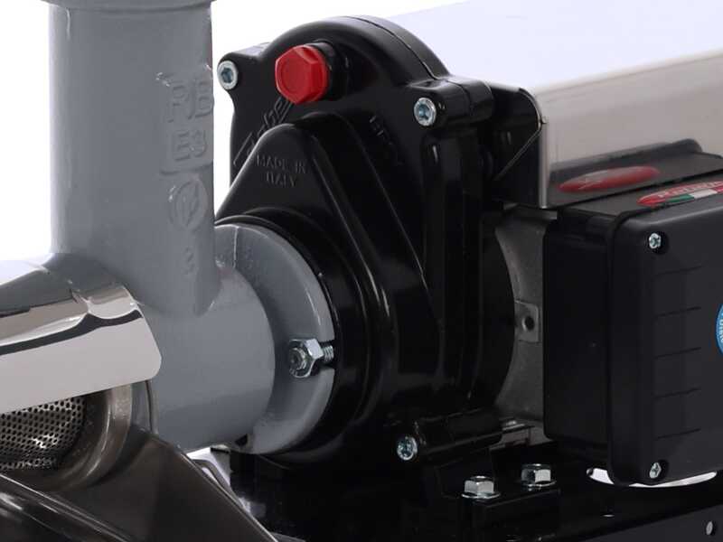 Tomatenpresse Reber 70100N INOX - N.3 - Profi Induktionsomotor 450 W